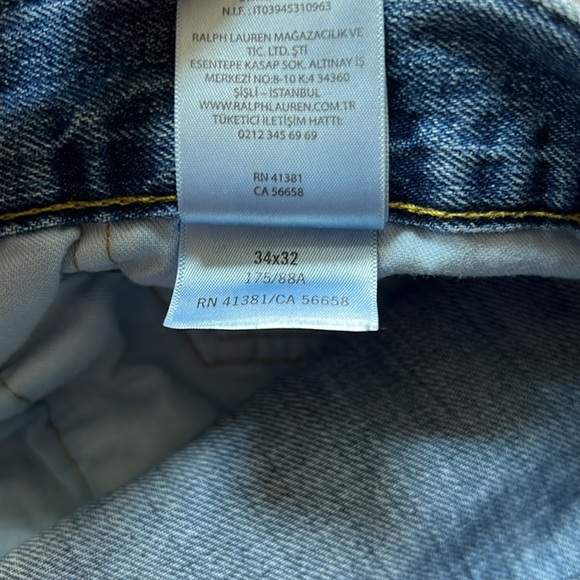 Men’s Polo by Ralph Lauren Slim Straight Jeans W34 L32 - Picture 6 of 7